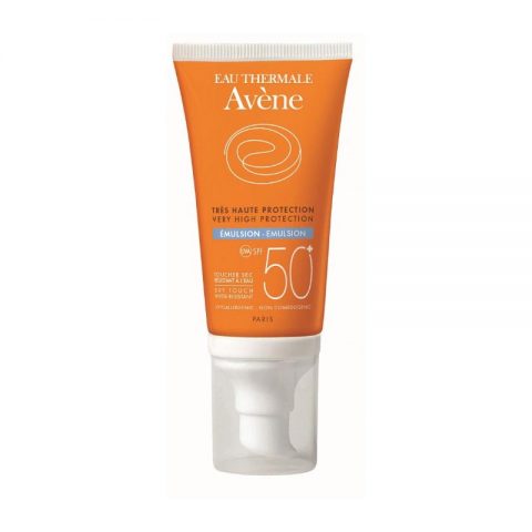 AVENE תחליב הגנה +SPF50 הסדרה הכתומה