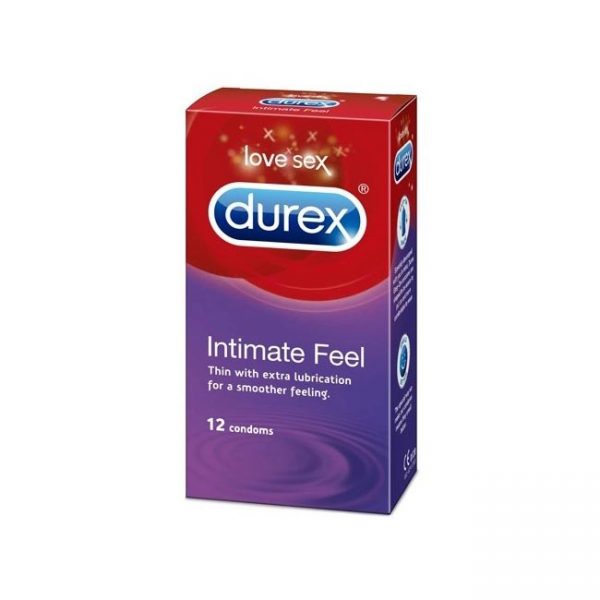 Durex Intimate Feel קונדומים דקים במיוחד בתוספת חומר סיכה