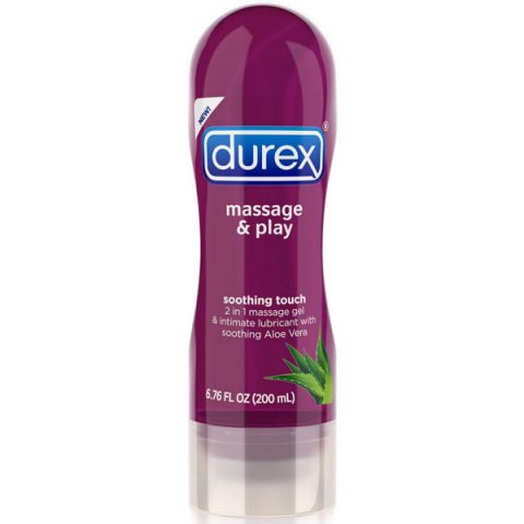 Durex Massage ג'ל סיכוך 2 ב-1 מסאג' עם אלוורה
