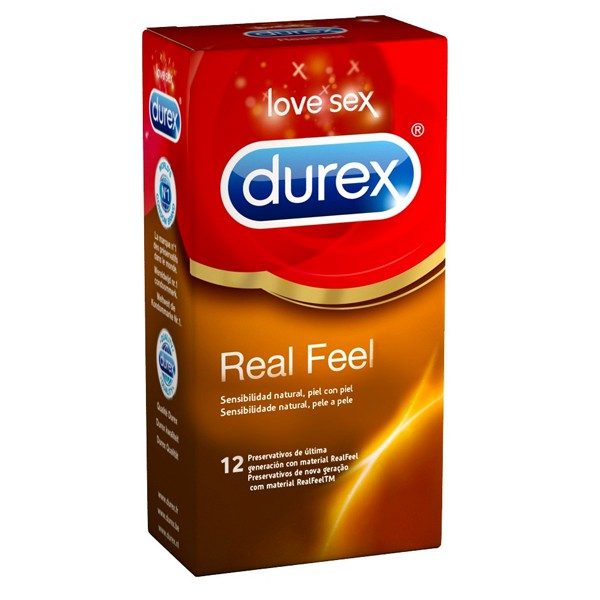 Durex Real Feel קונדומים REAL FEEL ללא לטקס