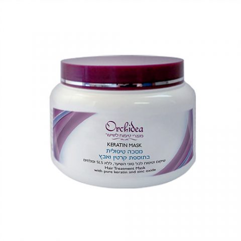 orchidea מסיכת קרטין לשיקום וטיפוח כל סוגי השיער