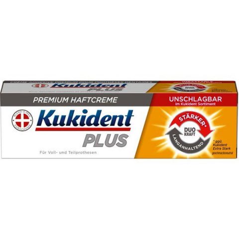 קוקידנט פלוס - משחת הצמדה חזקה לשיניים לתותבות