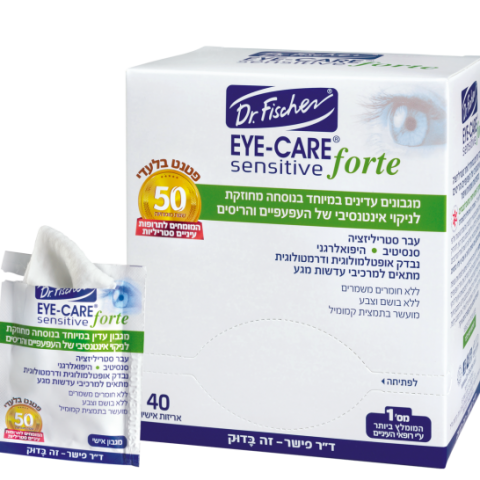 ד"ר פישר - EYE-CARE SENSITIVE forte מגבונים לעיניים רגישות