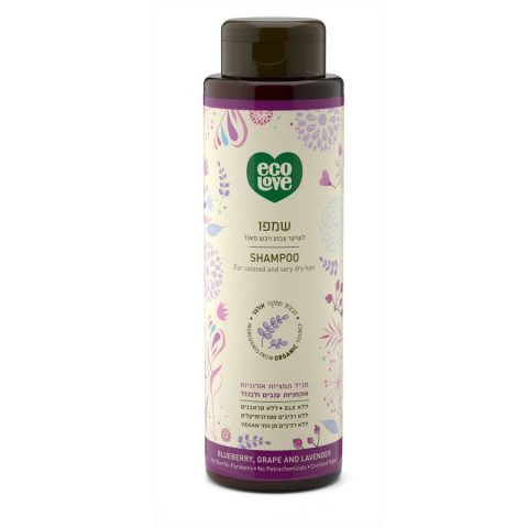אקו לאב שמפו לשיער צבוע ויבש - הסדרה הסגולה