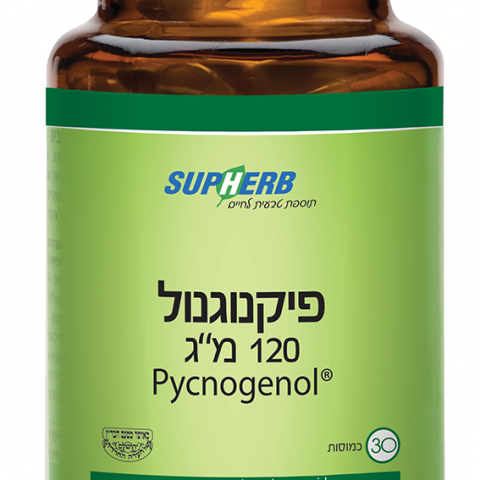 סולגאר פיקנוגנול 120מג - ‎SUPHERB‎ ‎PYCNOGENOL‎ BDZ