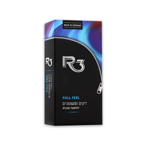 קונדום R3 דקים ומשומנים FULL FEEL