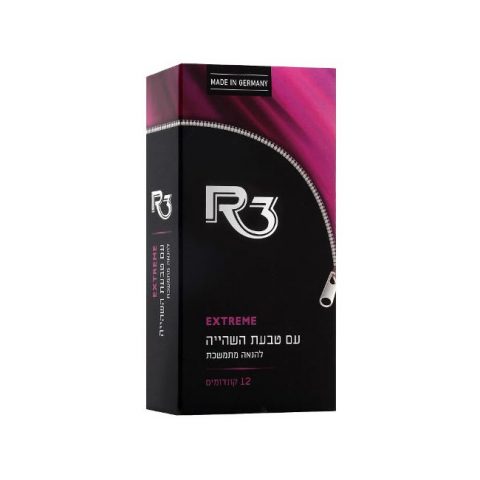 קונדום R3 עם טבעת השהיה Extreme