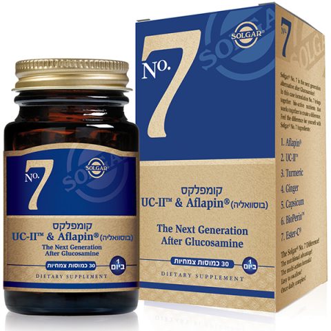 סולגאר כמוסות קומפלקס מספר 7 +23% תוספת - ‎SOLGAR‎ ‎NO‎.‎7‎+‎23‎%‎ ‎EXTR