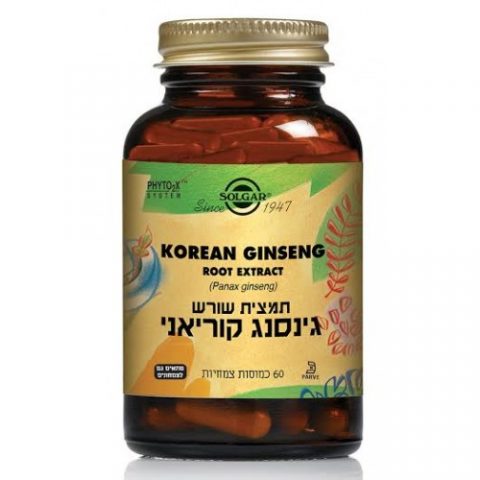 סולגאר תמצית שורש ג'ינסנג קוריאני - SOLGAR Korean Ginseng SFP